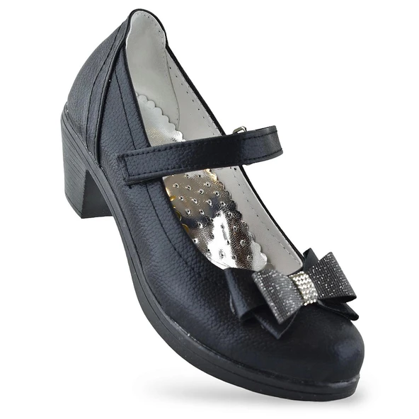 460 Abiye Kız Çocuk Topuklu Ayakkabı Düğünlük Nişan Abiye Elbise Ayakkabısı - 2