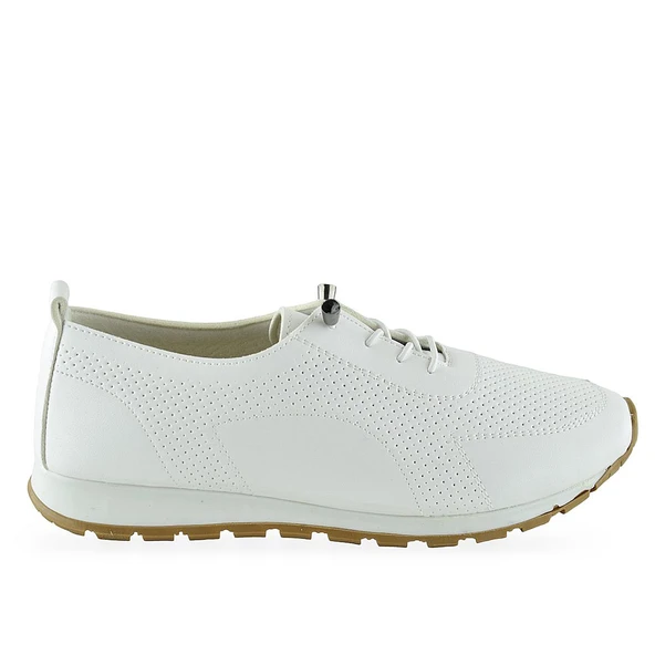 3532 Rahat Ortopedik Taban Günlük Kadın Ayakkabı Lastik Bağcıklı Kadın Ayakkabı - 5