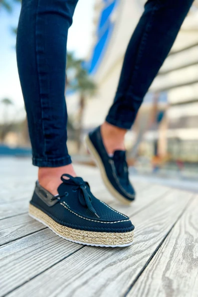 CH311 Espadril Erkek Ayakkabı SIYAH - 2