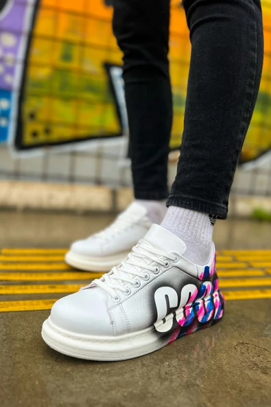 CH254 CBT Pittura Erkek Ayakkabı 486 PEMBE / MAVI COOL - 3