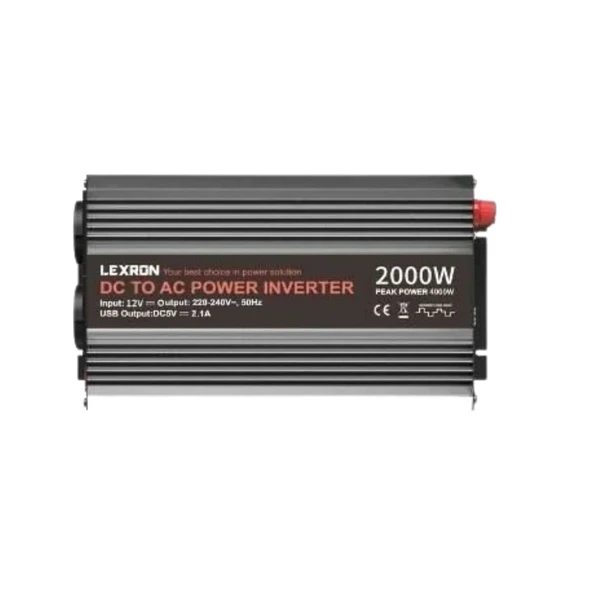 Lexron 12V 2000W Modifiye Sinüs İnverter - 1