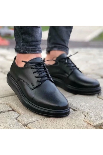 CH003 CST Pelle Classica Erkek Ayakkabı SIYAH - 4