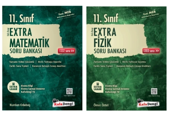 Kafa Dengi Yayınları 11. Sınıf Matematik - Fizik Extra Soru Bankası