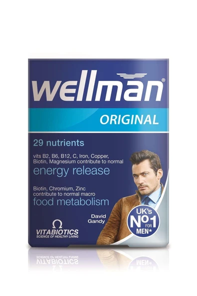 Vitabiotics Wellman Erkek İçin 30 Tablet - Resim 2