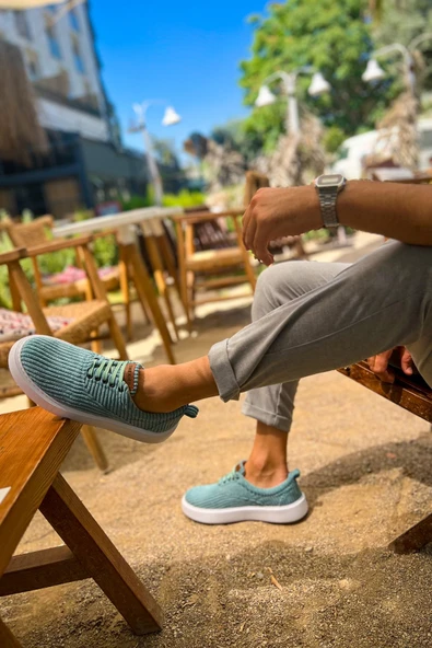 CH173 KBT Velluto Erkek Ayakkabı SU YESILI - 2