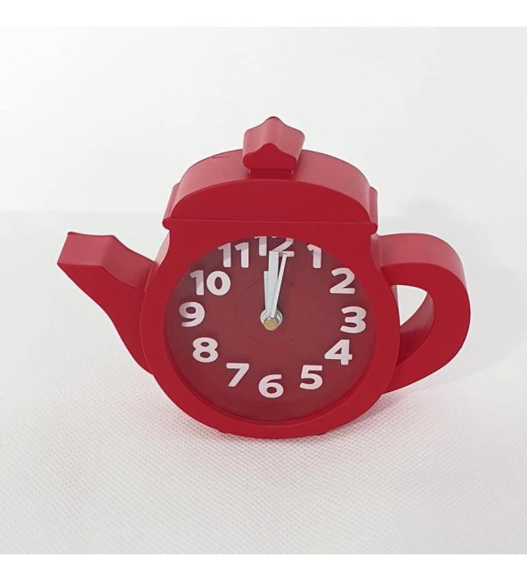 Demlik Görünümlü Dekoratif Masa Saati - 8