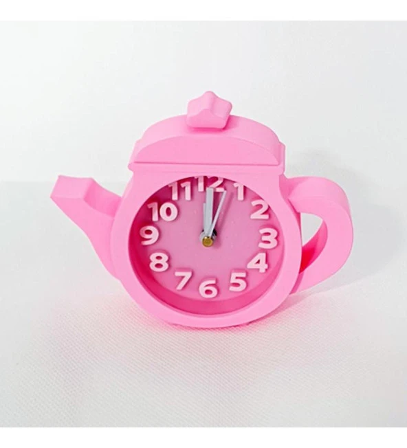 Demlik Görünümlü Dekoratif Masa Saati - 10