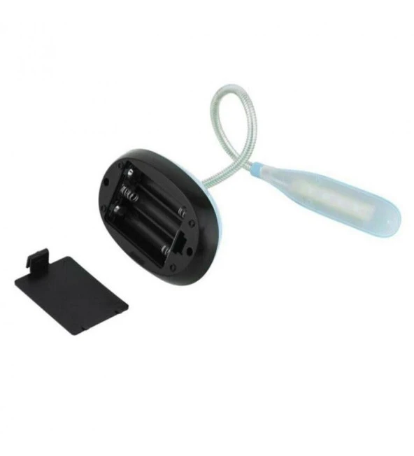 Mini Led Masa Lambası - Pilli Kitap Okuma Işığı - 6