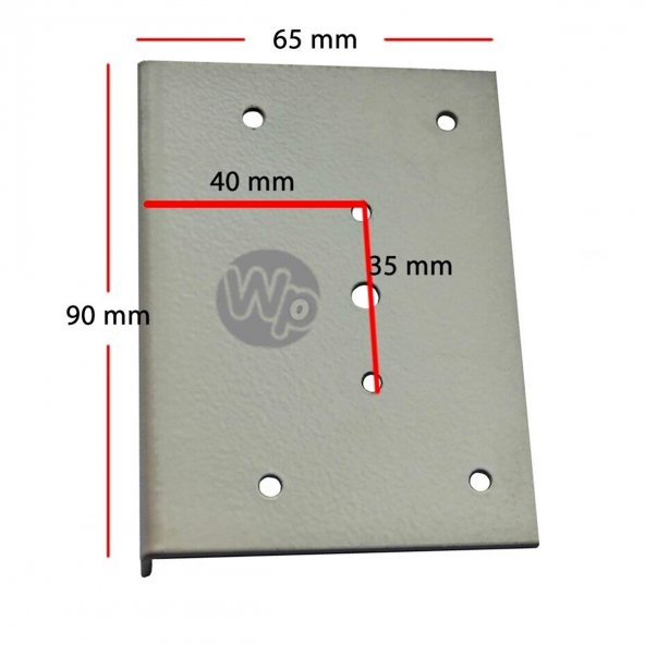 Dolap Menteşe Tamir Sacı Seti Kasa Kısmı İçin 2 li - 2