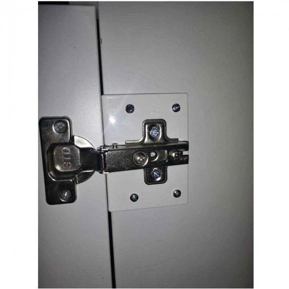 Dolap Menteşe Tamir Sacı Seti Kasa Kısmı İçin 2 li - 3