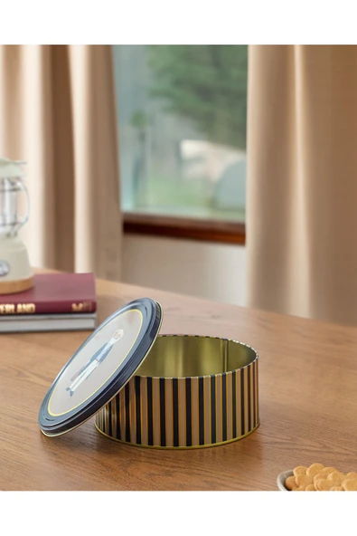 Billie Yuvarlak Metal Kutu Orta - Resim 2