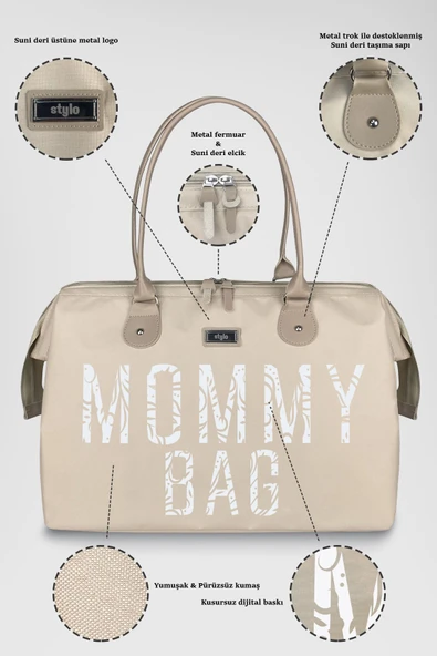 STYLO X Pro Mommy Bag Anne Bebek Bakım Kadın Çantası