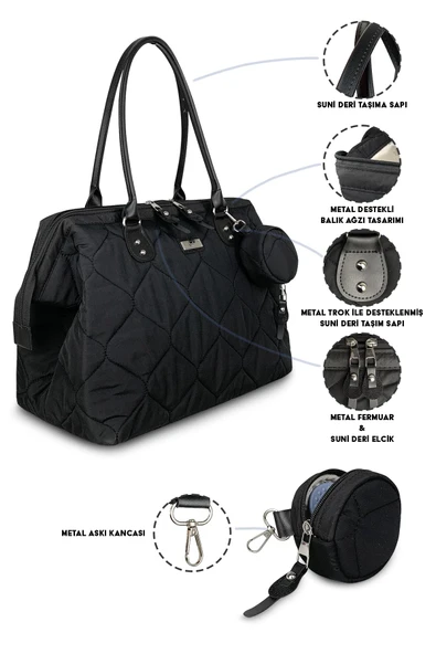 STYLO Millennium X Pro Takım Kadın Bebek Bakım Sırt Ve Omuz  Çantası - 2