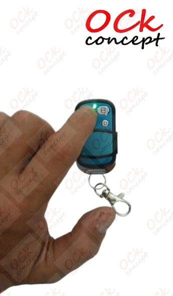 Kontal Rolan Kumandalar Için Yeşil Işıklı, Kopyalanabilir, Kodlanabilir, Akıllı Kumanda Wicom Uk-01 - 2