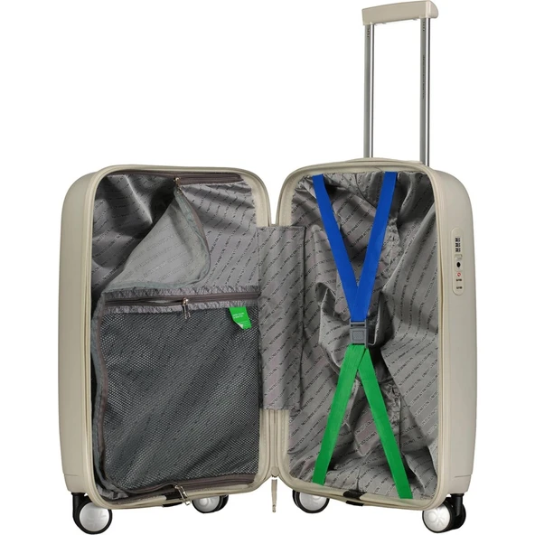 14BNT1000-3 Trolley 50 cm Unisex Kabin Boy Valiz - Resim 4