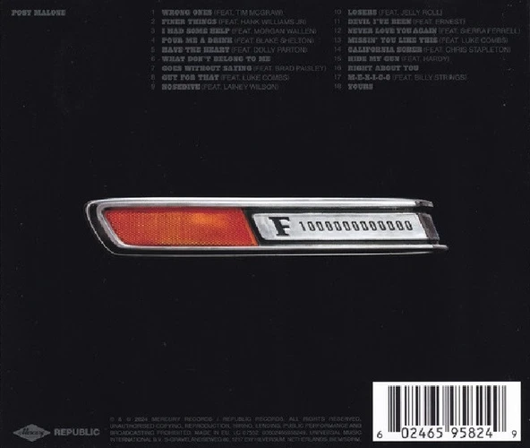 POST MALONE - F-1 TRILLION (CD) (2024) - 2
