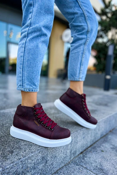 CH258 CBT Roma Kadın Bot BORDO - 3