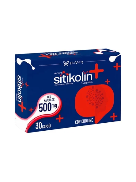 Haver Sitikolin Cognizin 500 mg 30 Kapsül