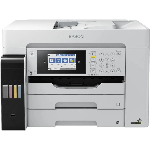 EPSON ECOTANK PRO L15180 TANKLI YAZICI TARAYICI FOTOKOPI FAX USB/ETHETNET/WIFI A3/A4 DUBLEX RENKLI YAZICI