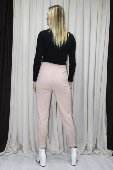 Krinkıl Paça Pensli Pantolon Vizon - 130.265 - 4