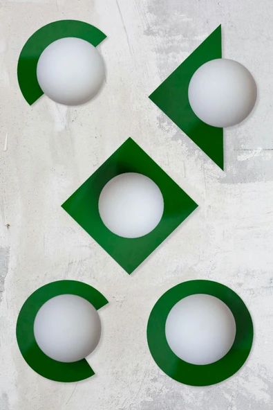 D-light Dünya Aplik Yeşil - 3