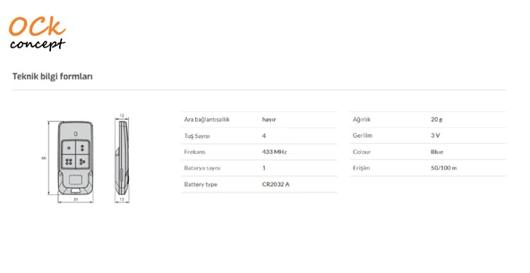 BFT Mitto Cool C4 Kumanda - 3