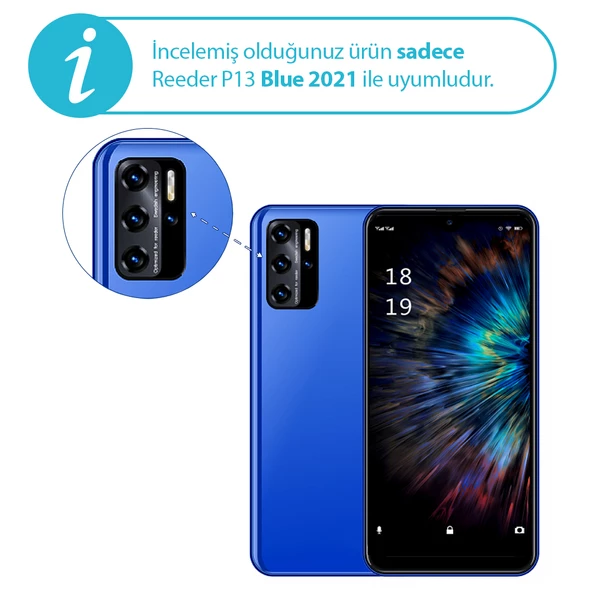 Bufalo Reeder P13 Blue 2021 FlexiGlass Nano Ekran Koruyucu - 2