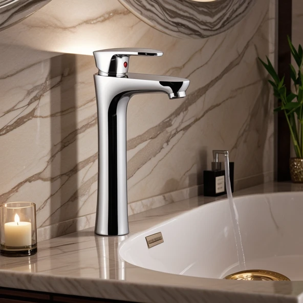 POLYFIT KROM MİX LAVABO BATARYASI ÇANAK 29 CM - 6