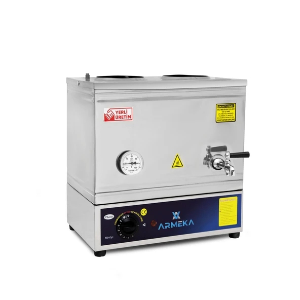 Armeka Platin 30 Litre Elektrikli Pleytsiz Çay Kazanı & Kahveci Kazanı Sanayi Tipi
