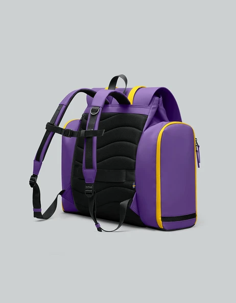 Gaston Luga Splash Sneaker Pockets Spor Çantası - Mor - 2