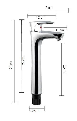 POLYFIT KROM MİX LAVABO BATARYASI ÇANAK 29 CM - 5