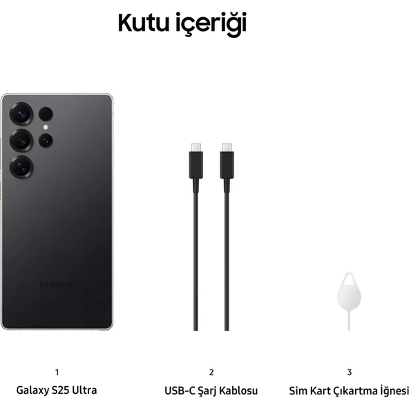 Samsung Galaxy S25 Ultra 512 GB 12 GB Ram Cep Telefonu (Samsung Türkiye Garantili) - 2