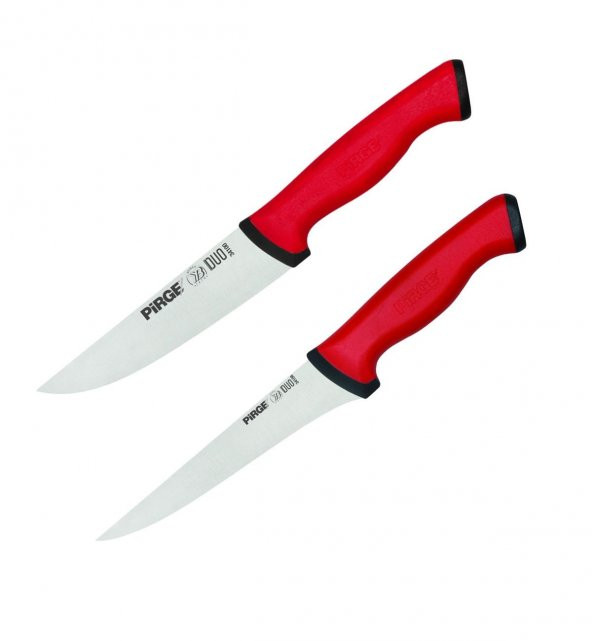 PİRGE 2Lİ KASAP BIÇAK SETİ (KASAP BIÇAĞI 12.5 CM + SIYIRMA BIÇAĞI 14.5 CM)