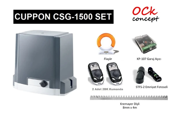 Cuppon CSG-1500 Yana Kayar Motor Kiti