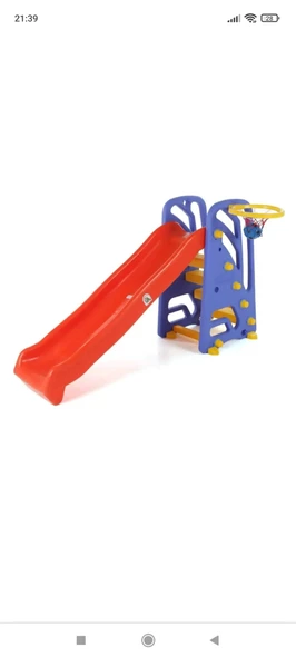 Kaydırak dalgalı kaydırak p.lsan 2.EL Kaydırak uzunluk:155cm Merdiven yükseklik:105cm