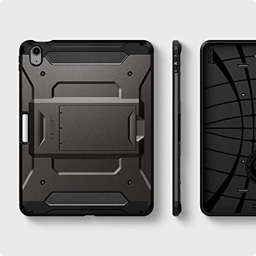 Spigen iPad Air 11" (2024) / iPad Air 10.9" (2022 / 2020) Kılıf Tough Armor Pro Black - ACS02051 - 4