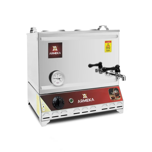 Armeka 30 Litre Çay Kazanı Elektrikli Pleytsiz Çay Kazanı Çay Ocağı Sanayi Tipi