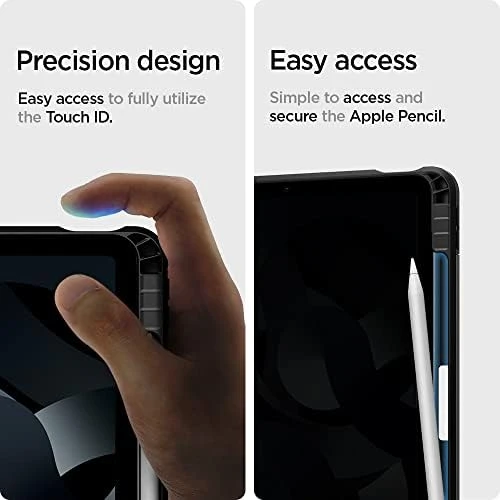 Spigen iPad Air 11" (2024) / iPad Air 10.9" (2022 / 2020) Kılıf Tough Armor Pro Black - ACS02051 - 10