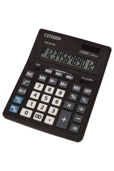 Citizen Cdb-1201bk Büyük Hesap Makinası Cdb-1201bk Büyük Hesap Makinası