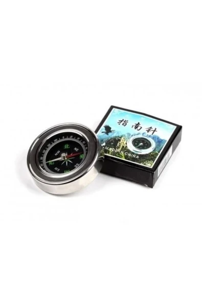 Yuvarlak Metal Kasa Dayanıklı Pusula 60mm - 2