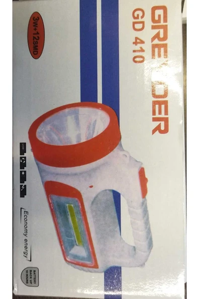 ŞARJLI SOLAR FENER GREYDER 3 W 12 SMD LED - 4