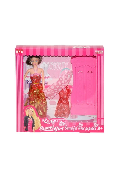 221G-M Efe, Sweet Girl Market Arabalı Bebek Oyun Seti - 4