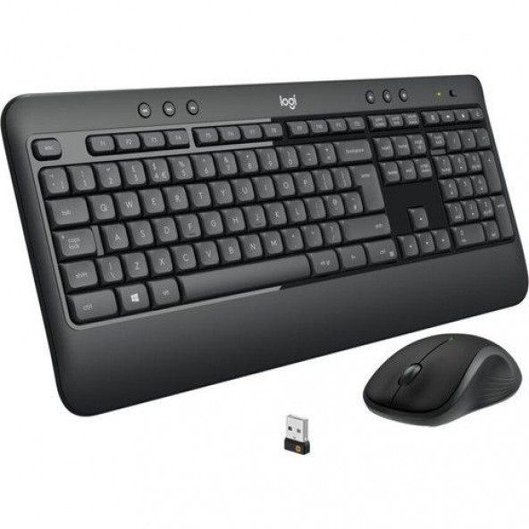 Logitech MK540 Kablosuz Siyah Klavye Mouse Set 920-008687