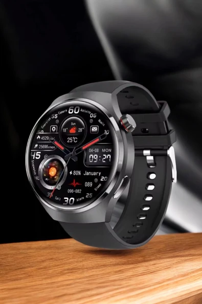 Akıllı Saat Nabız Sensörlü Bildirim Görebilen Spor Modları GPS Takibi - 4