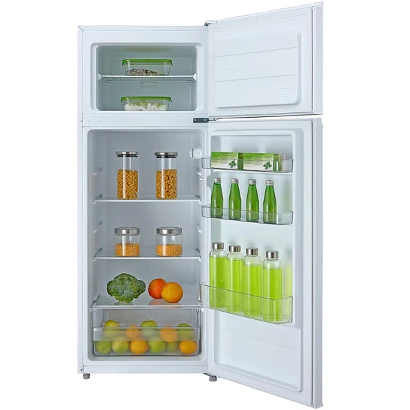 Dijitsu DBD200 204 Litre Çift Kapılı Statik Buzdolabı - Beyaz - 2