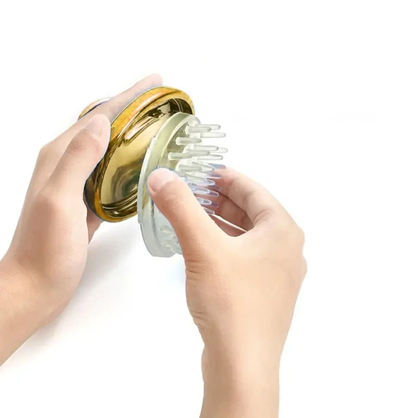 SUNUP SN-26206 YUMUŞAK SİLİKON GOLD SAÇ FIRÇASI 100ML ŞAMPUAN HAZNELİ - Resim 2