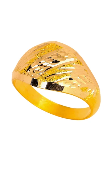 Cigold Taşsız Yüzük 14 Ayar Altın 2,66 Gr OA-K21801028913 - 3