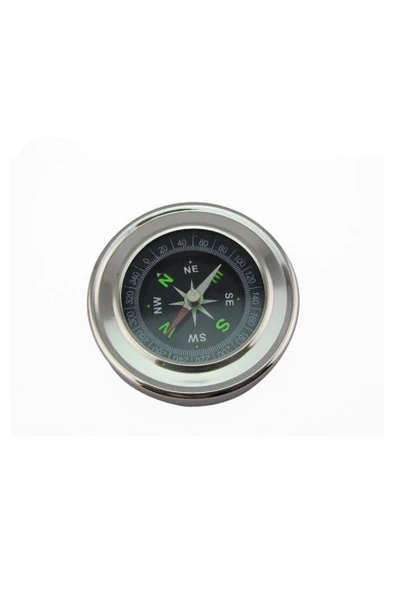 Yuvarlak Metal Kasa Dayanıklı Pusula 60mm - 5