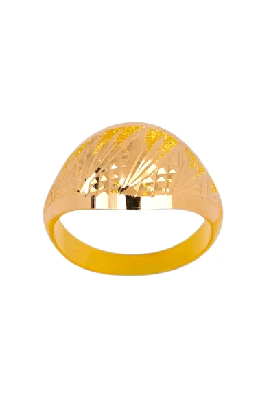 Cigold Taşsız Yüzük 14 Ayar Altın 2,71 Gr OA-K22201028914 ürün görseli 1