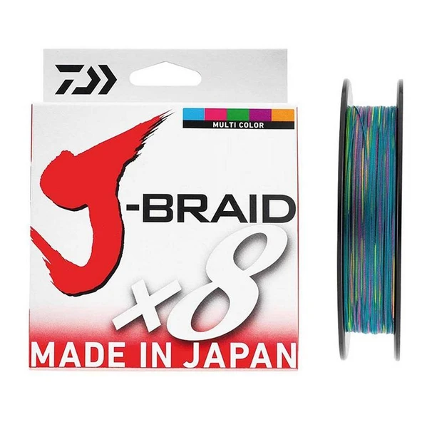 Daiwa JBraid 8B 150m Multicolor İp Misina ürün görseli